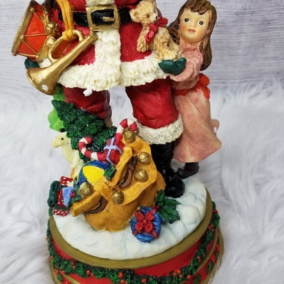Vintage Musical Santa Claus Plays Jolly Old St Nicholas - Picture 4 of 12